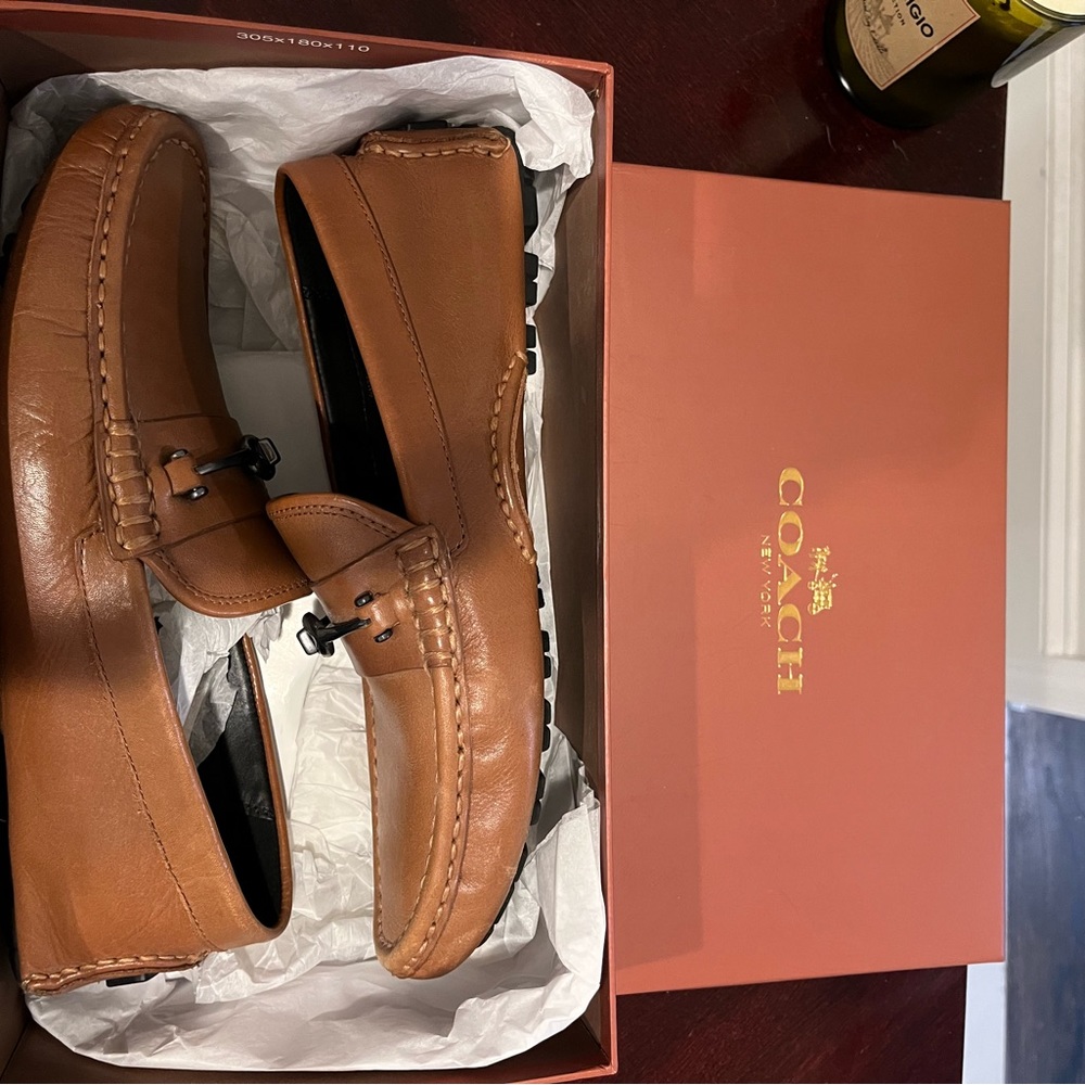 Coach 8.5 Crosby Turnlock loafers